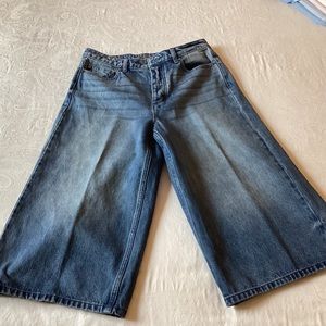 Michael Kors Wide Leg Capri Jeans NWOT